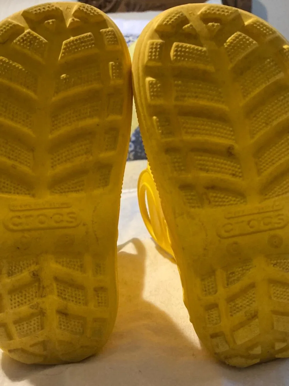 Crocs Handle It Rain Boots Yellow Child's Size C8
